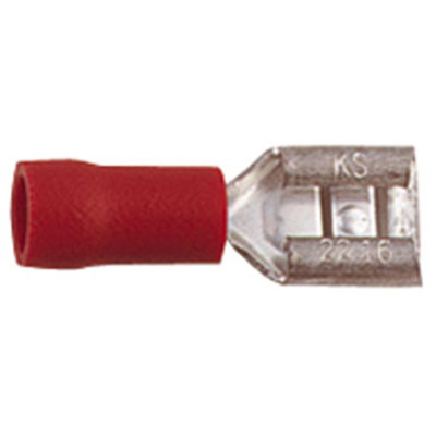 W4 2.8mm push on terminal female - Red (4 pack)