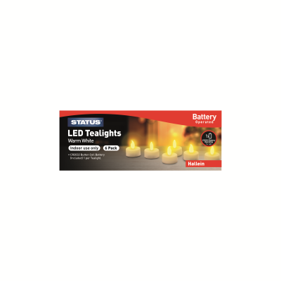 Status 6  x Tealight Candles (12 packs)