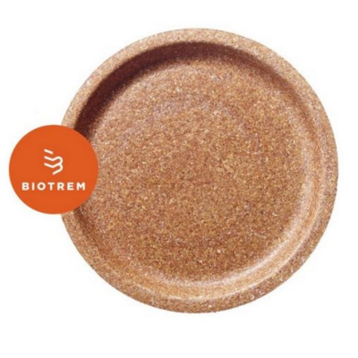 Biotrem Wheat Bran 24cm Plate tableware (order in multiples of 10 only)