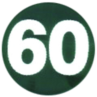 W4 60mph Sticker
