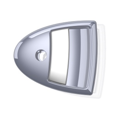 Hartal Triangle Right Hand Complete Lock, Grey, suits West Alloy