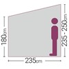 Kensington premium poled awning (canvas only)