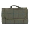 Luxury Green Tweed Picnic Blanket