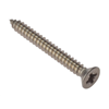 W4 No 6 x 1" Stainless Steel Self Tapping Counter Sunk Screw  5 pack