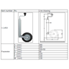 Liberty 48mm Jockey Wheel Assembly Max load 180KG Compact