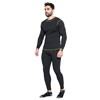 Ruff & Tuff Workwear Men’s Thermal Long Sleeve Shirt, Mixed Sizes, Black