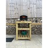 Gino Wooden Pizza Oven Table