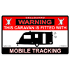 W4 Caravan Tracking Fitted Sticker