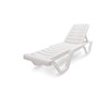 Lara poly-propelene sun lounger without arms (White)