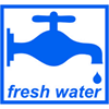 W4 Fresh Water Sticker