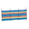 4 Pole Multicoloured Polythene Windbreak