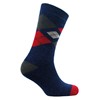 Heat Machine Men’s Tog 1.6 Thermal Socks, Size 6-11, Argyle
