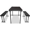 Jet Stream Grassmoor table and bench set