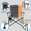 liberty leisure orange folding chair