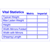 W4 Vital Statistics Sticker