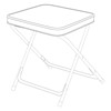 Superlite Elsfield Stool/Table (Removable Table Top)