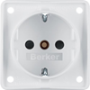 W4 Schuko Socket - White