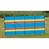 5 Pole Multicoloured Polythene Windbreak