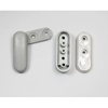 Remis Light Grey Shower Door turning lock