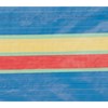 5 Pole Multicoloured Polythene Windbreak