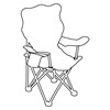 Quest Childrens Tiger Fun Folding Chair