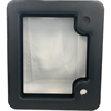 Thetford Black Service Door 3 with 1 Push button (No Lock)