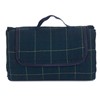 Luxury Blue Tweed Picnic Blanket