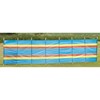 8 Pole Multicoloured Polythene Windbreak