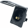 Fawo Grey Mains Water Inlet with Magnetic Lock