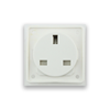 W4 13A Socket - White