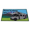 Washable home is where you park it (motor home) mat