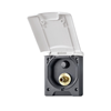 Fawo Outdoor Shower White with switch for pump