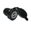 W4 Double USB Charging Point - Anthracite