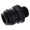 John Guest Straight Threaded Adaptor 3/8 -12 mm (order in multiples of 10)