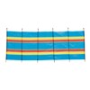 6 Pole Multicoloured Polythene Windbreak