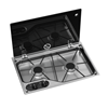 Dometic Vision Double Burner c/w Shut off and Soft close