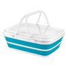 Collapsible-wares picnic basket and cooler