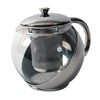 Edgcumbe 0.9L Stainless Steel and Glass Teapot (order in multiples of 12)