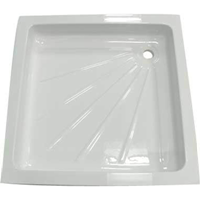 CP White Acrylic 585 x 585mm Shower Tray