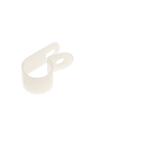Fawo 6.5mm Plastic P Clip (order in multiples of 100)