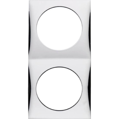 W4 Flow Double Frame - Gloss Chrome