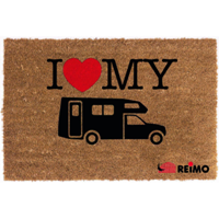 Reimo I Love My Motorhome Coconut Door Mat