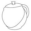 Quest Edgcumbe 0.9L Teapot (order in multiples of 12)