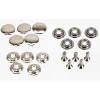 W4 Awning skirt studs, screws & poppers (5 pack)