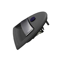 Hartal Triangle Outer Handle, Black, suits West Alloy