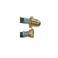 750mm x 6.3mm Propane Pigtail Black Loose Class 3