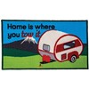Home Is Where You Tow It Mat - Caravan