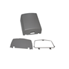 Hartal 3 Piece Door Bin Set - Traffic Grey (No fittings)