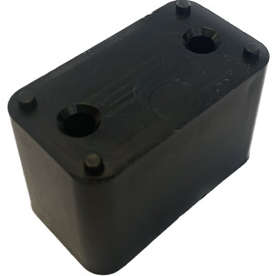 DLS Gas Bottle Holder Spacer 30mm - Black