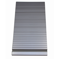 Silver 650mm x 650mm Tambour Door Set
